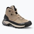 Dámske trekové topánky Salewa Puez Leather Mid Ptx quicksand/onyx