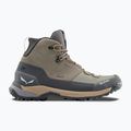 Dámske trekové topánky Salewa Puez Leather Mid Ptx bungee cord / onyx