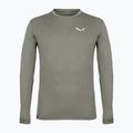 Pánske tričko longsleeve Salewa Puez Melange Dry faded green melange