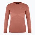Detské termo tričko longsleeve Salewa Zebru Med Warm AMR etruscan red