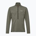 Pánska trekingová mikina Salewa Puez Cammio Polarlite Half Zip Faded Green