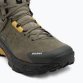 Pánske trekové topánky Salewa Pedroc 2 Leather Mid PTX faded green/dark olive 7