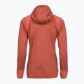 Dámska trekingová mikina Salewa Agner Hybrid PL/DST FZ Hoody etruscan red melange 2