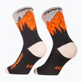 Ponožky DYNAFIT Traverse Crew black out ultra orange/4220