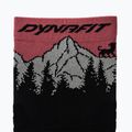 Ponožky DYNAFIT Traverse Crew black out ultra coral/6a10 3