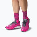Ponožky DYNAFIT Run Wild Crew pink glo 6