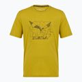 Pánske tričko Salewa Eagle Geometric olive oil