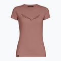 Dámske tričko Salewa Solid Dry desert pink