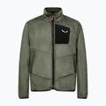 Pánska trekingová mikina Salewa Puez Warm Full Zip faded green
