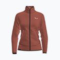 Dámska trekingová mikina Salewa Puez Warm Full Zip etruscan red