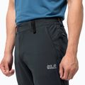 Jack Wolfskin pánske softshellové nohavice Activate Light tmavosivé 1503772_6350 3