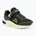 Detská obuv Kappa Larus black/lime