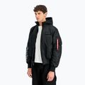 Pánska bunda Alpha Industries MA-1 D-Tec Sleeve Embroidery Bomber black/reflective
