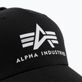 Alpha Industries Basic Trucker baseballová čiapka čierna 5