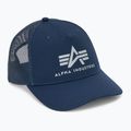 Pánska bejzbalová čiapka Alpha Industries Basic Trucker rep.blue