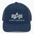 Pánska bejzbalová čiapka Alpha Industries Basic Trucker rep.blue 2