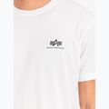 Pánske tričko Alpha Industries Basic Small Logo T-shirt white 5