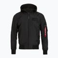 Pánska bunda Alpha Industries MA-1 TT Two Tone Hood black/black 3