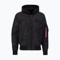Pánska bunda Alpha Industries MA-1 TT Two Tone Hood black/black 3