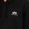 Pánska mikina Alpha Industries Basic Small Logo Hoodie black 6