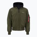 Pánska bunda Alpha Industries MA-1 D-Tec dark green / black