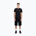 Pánske tričko Alpha Industries Basic Small Logo black/neon orange 2