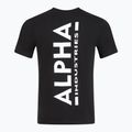 Alpha Industries pánske tričko Backprint black 2