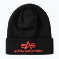 Čiapka Alpha Industries 3D black/red