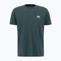 Pánske tričko Alpha Industries Basic Small Logo T-shirt navy green 4