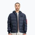 Pánska bunda Alpha Industries Hooded Puffer Faux Down rep.blue
