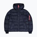 Pánska bunda Alpha Industries Hooded Puffer Faux Down rep.blue 5