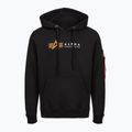 Alpha Industries pánska mikina Alpha Label black
