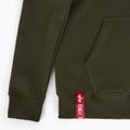Pánska mikina Alpha Industries Basic Zip SL dark olive 3