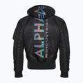 Pánska bunda Alpha Industries MA-1 ZH Back Print black / rainbow reflective 2