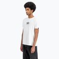 Alpha Industries pánske tričko Basic Mid Logo T-shirt white 4