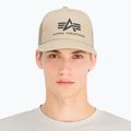 Pánska bejzbalová čiapka Alpha Industries Basic Trucker sand 3