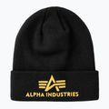 Čiapka Alpha Industries 3D black/yellow gold