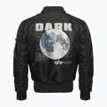 Pánska bunda Alpha Industries MA-1 VF Hood Dark Side black / reflective 3