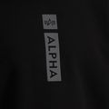 Pánsky sveter Alpha Industries s reflexnou potlačou čierny 6