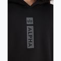 Pánska mikina Alpha Industries Puff Print Hoodie black 5