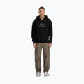 Pánska mikina Alpha Industries Basic Hoodie TPU black/chrome 2