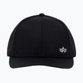 Šiltovka Alpha Industries Metal Label rep black/metalsilver