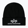 Čiapka Alpha Industries 3D black/silver