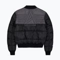 Pánska zateplená bunda Alpha Industries MA-1 Logo Puffer Bomber black 8