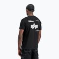 Pánske polo tričko  Alpha Industries Label T Back Print black 3