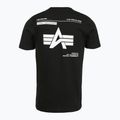 Pánske polo tričko  Alpha Industries Label T Back Print black 6