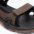 Jack Wolfskin Lakewood Cruise hnedé pánske trekové sandále 4019011 7