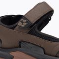 Jack Wolfskin Lakewood Cruise hnedé pánske trekové sandále 4019011 9