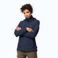 Dámska bunda do dažďa Jack Wolfskin Stormy Point navy blue 1111201_1910