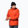 Jack Wolfskin pánska bunda do dažďa Stormy Point oranžová 1111141_3017